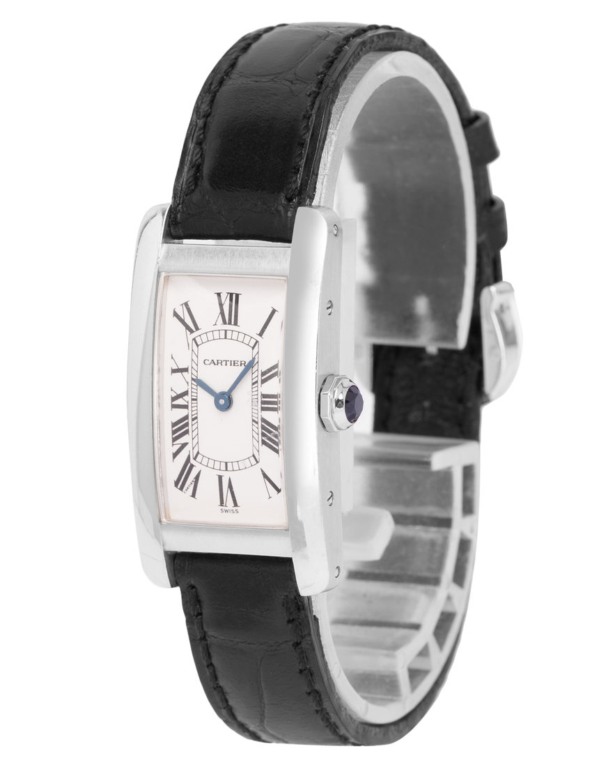 Cartier Tank Americaine 1713 - 20 mm Leather side