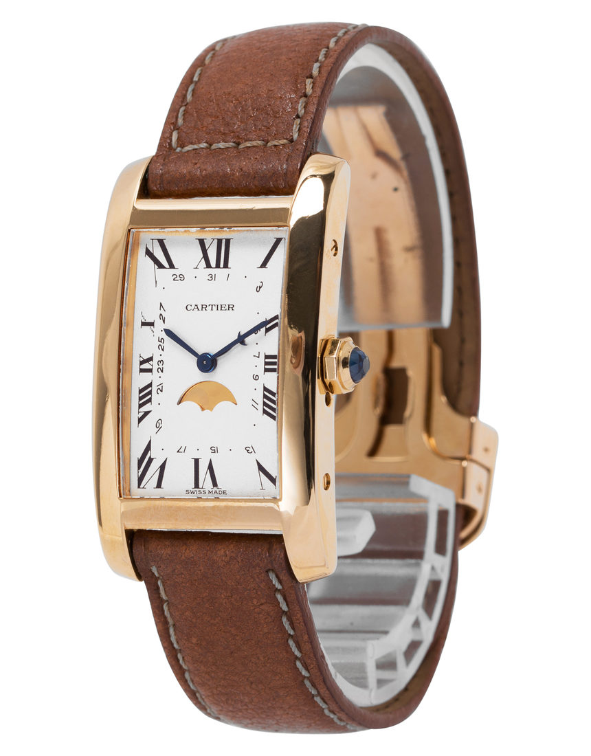Cartier Tank Americaine 819908 - 24 mm Leather side