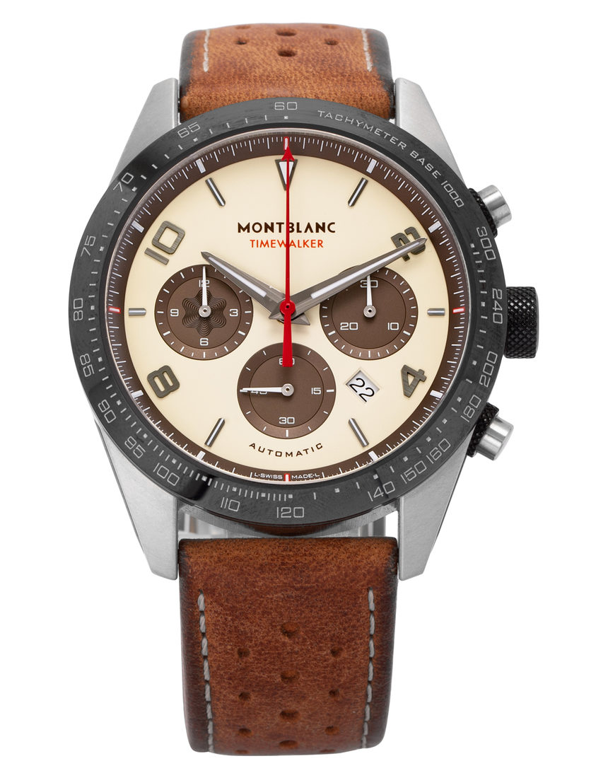 Montblanc TIMEWALKER MANUFACTURE CHRONOGRAPH 118491 - 43 mm Leather back