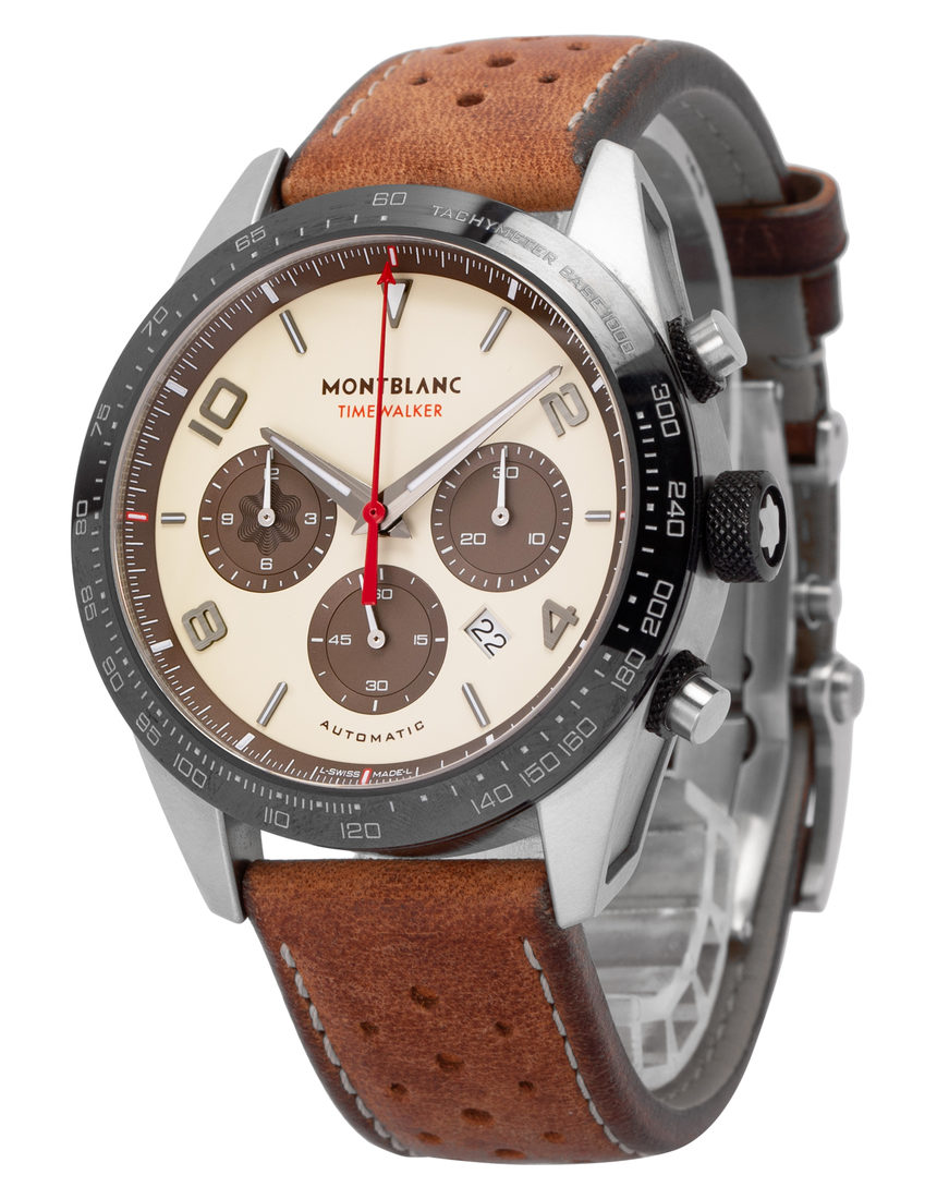 Montblanc TIMEWALKER MANUFACTURE CHRONOGRAPH 118491 - 43 mm Leather side