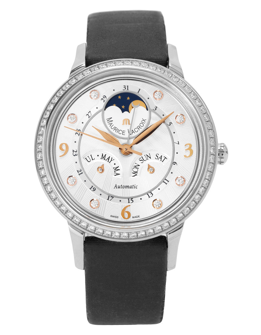 Maurice Lacroix Starside Eternal Moon Silver SD6107-SD501-15E - 38 mm Satin back