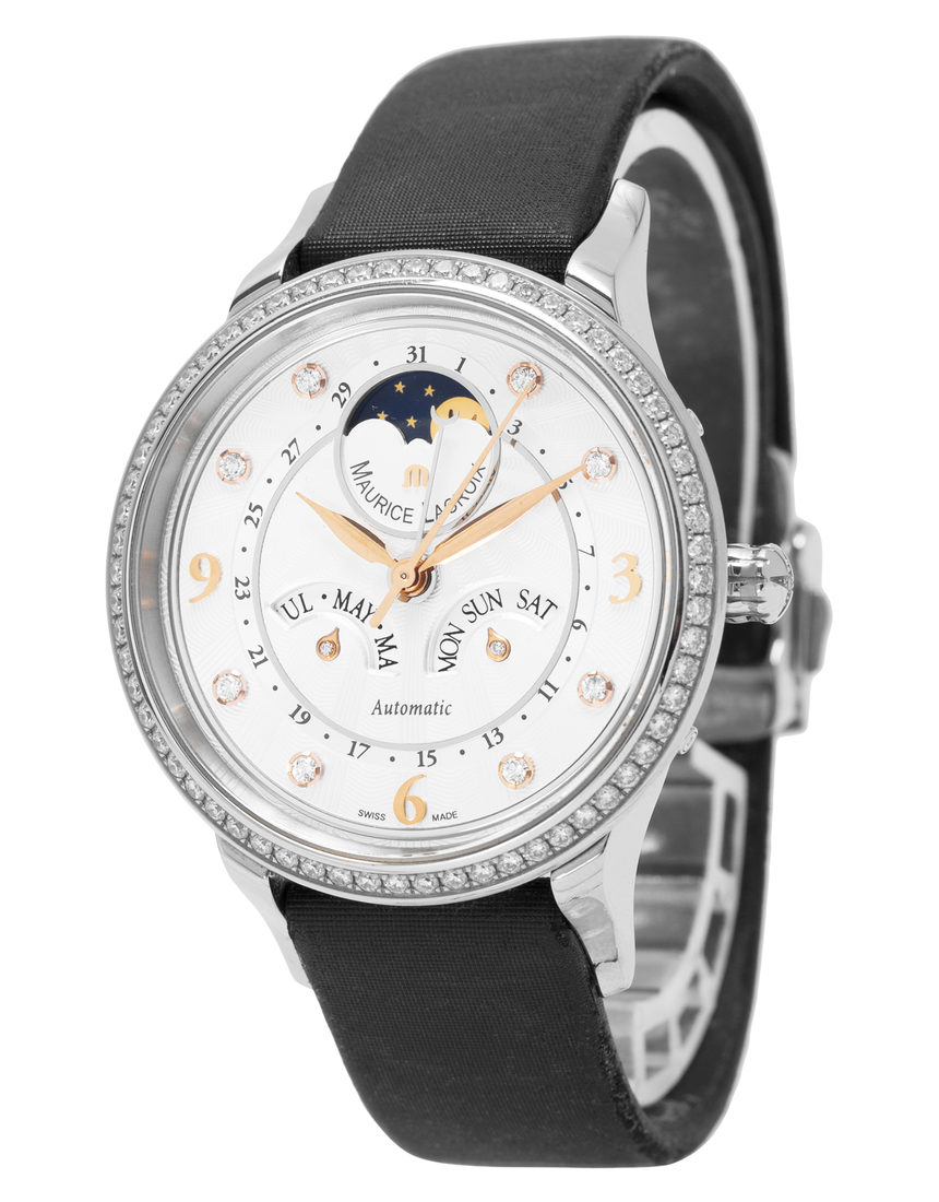 Maurice Lacroix Starside Eternal Moon Silver SD6107-SD501-15E - 38 mm Satin side