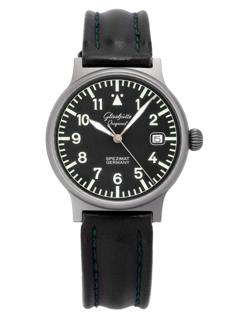Glashutte Original Spezimat 10-30 Navigator Pilot  10-31-17-15-94 - 37 mm Leather back