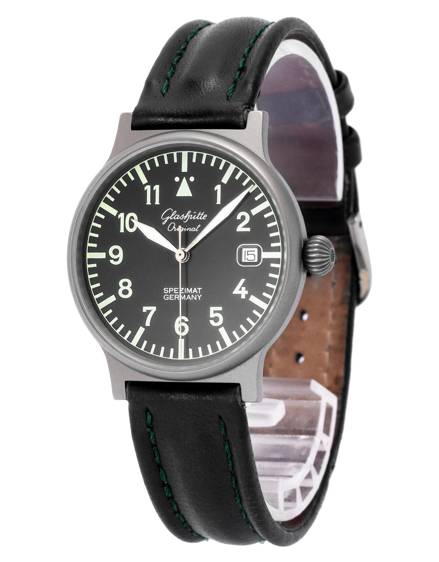 Glashutte Original Spezimat 10-30 Navigator Pilot  10-31-17-15-94 - 37 mm Leather side