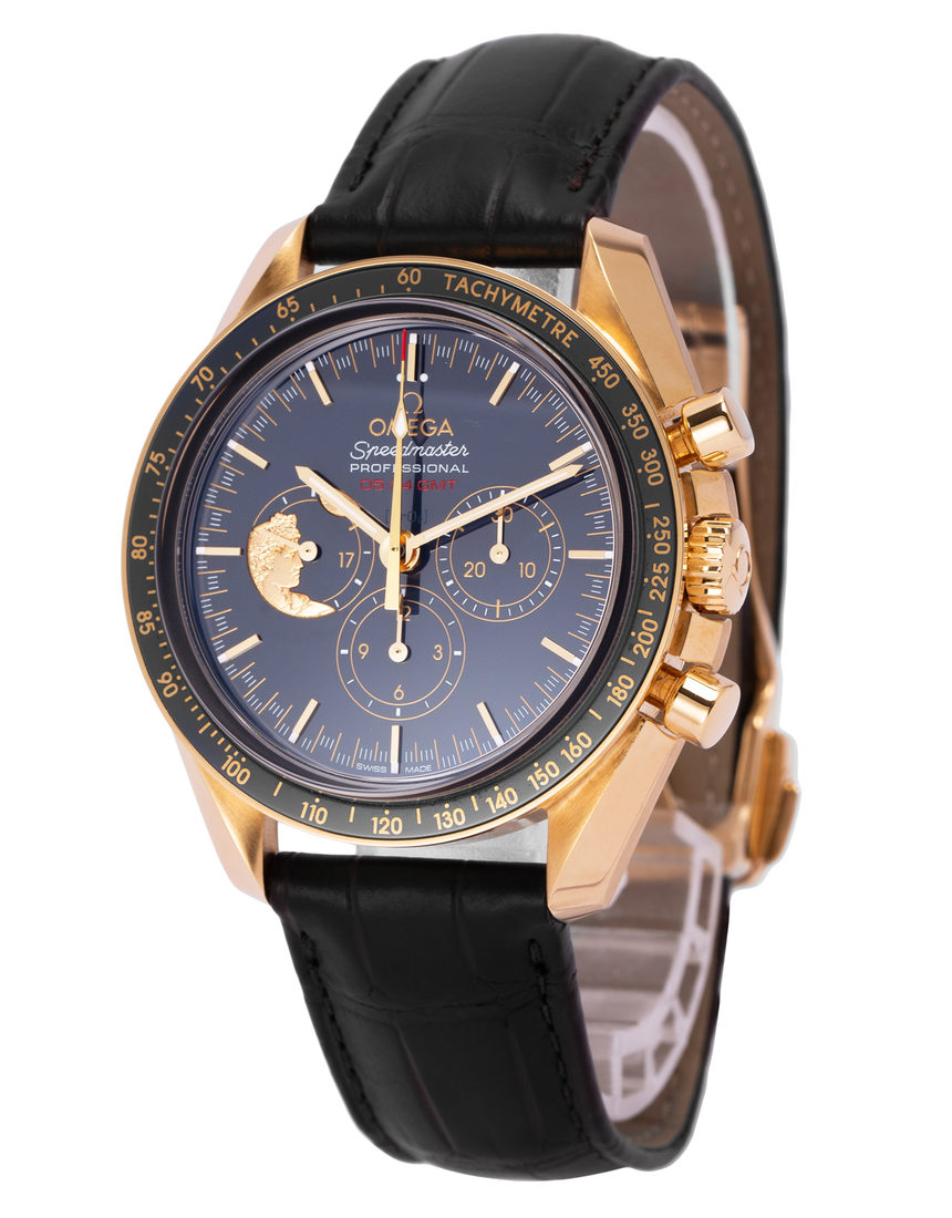 Omega Speedmaster Moonwatch Anniversary Limited Series 311.63.42.30.03.001 - 42 mm Leather side