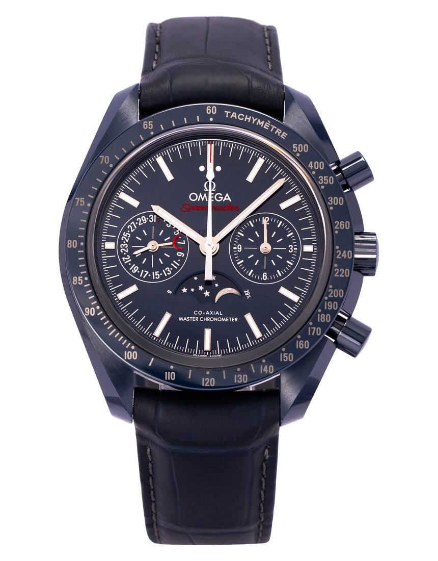 Omega Speedmaster Moonphase 304.93.44.52.03.001 - 44.5 mm Leather back