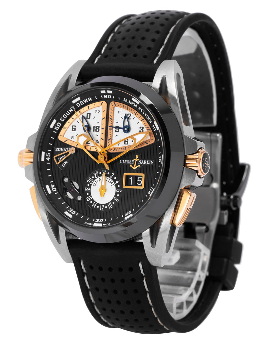 Ulysse Nardin Sonata Streamline 675-00 - 44 mm Rubber side