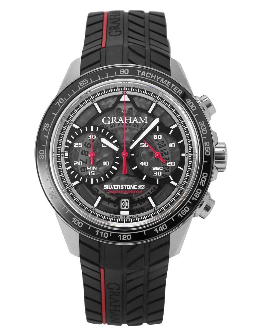 Graham Silverstone Supersprint RS Chronograph 2STBC.B05A.K99F - 42 mm Rubber back