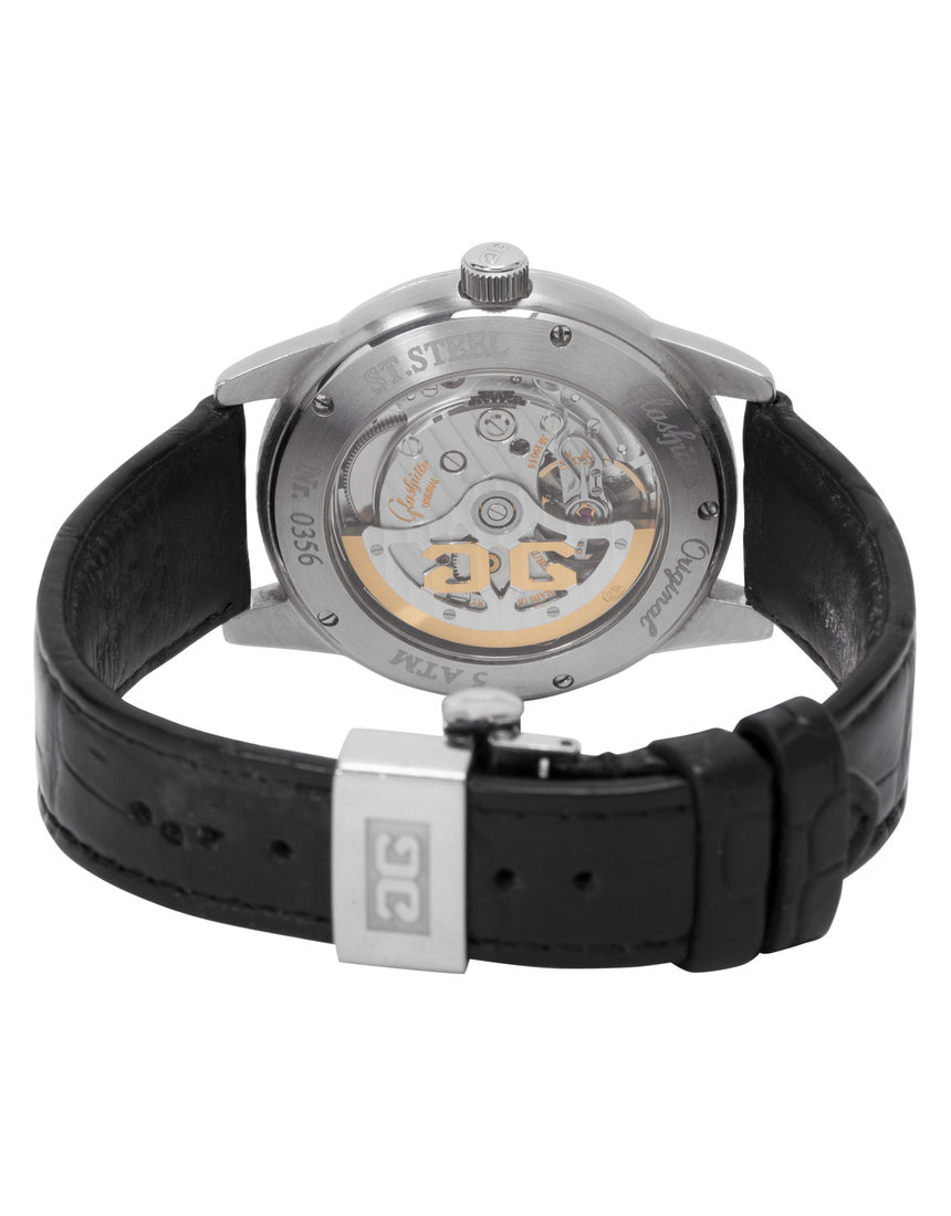 Glashutte Original Senator Panorama Date Moon Phase 100-04-13-02-04  - 39 mm Leather
