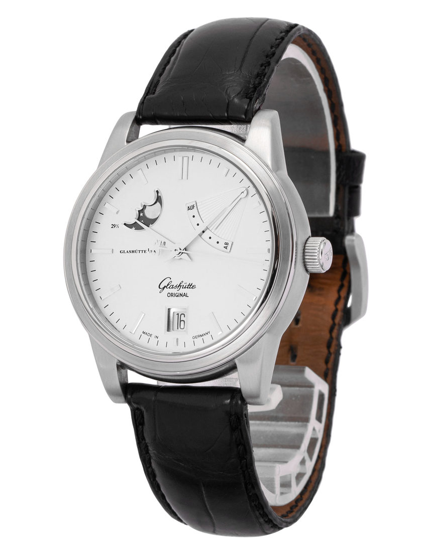 Glashutte Original Senator 3944041204 - 38 mm Leather side