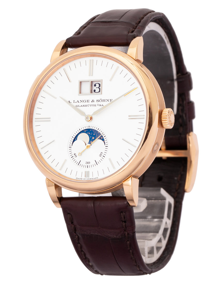 A. Lange & Sohne Saxonia 384.032 - 40 mm Leather side
