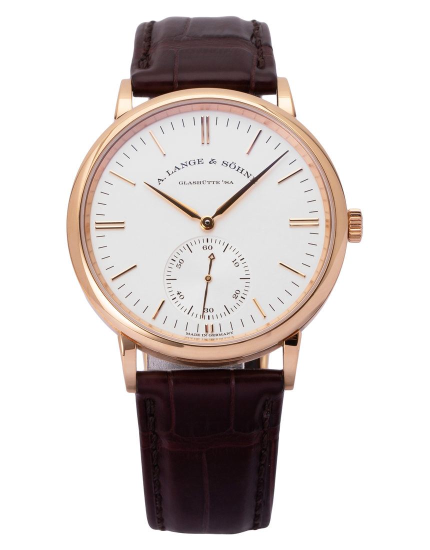 A. Lange & Sohne Saxonia 380.033 - 38.5 mm Leather back