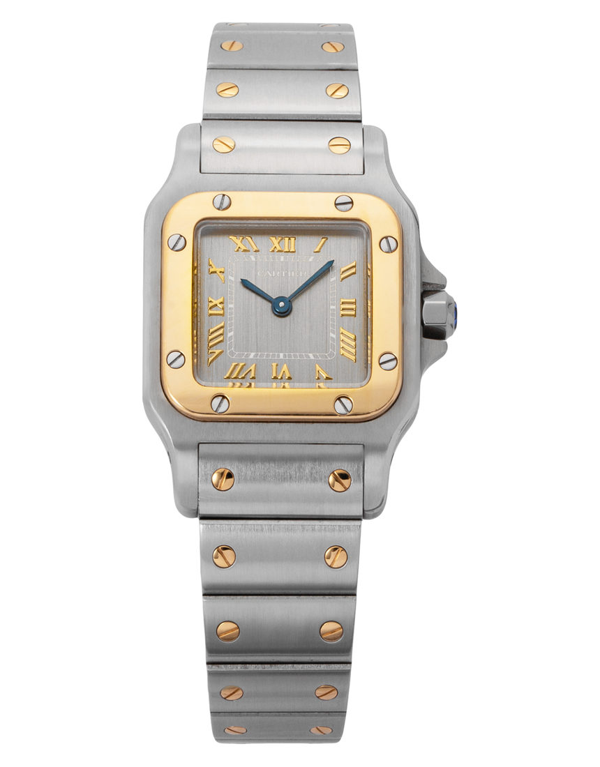 Cartier Santos Galbee 1567 - 24 mm Steel back