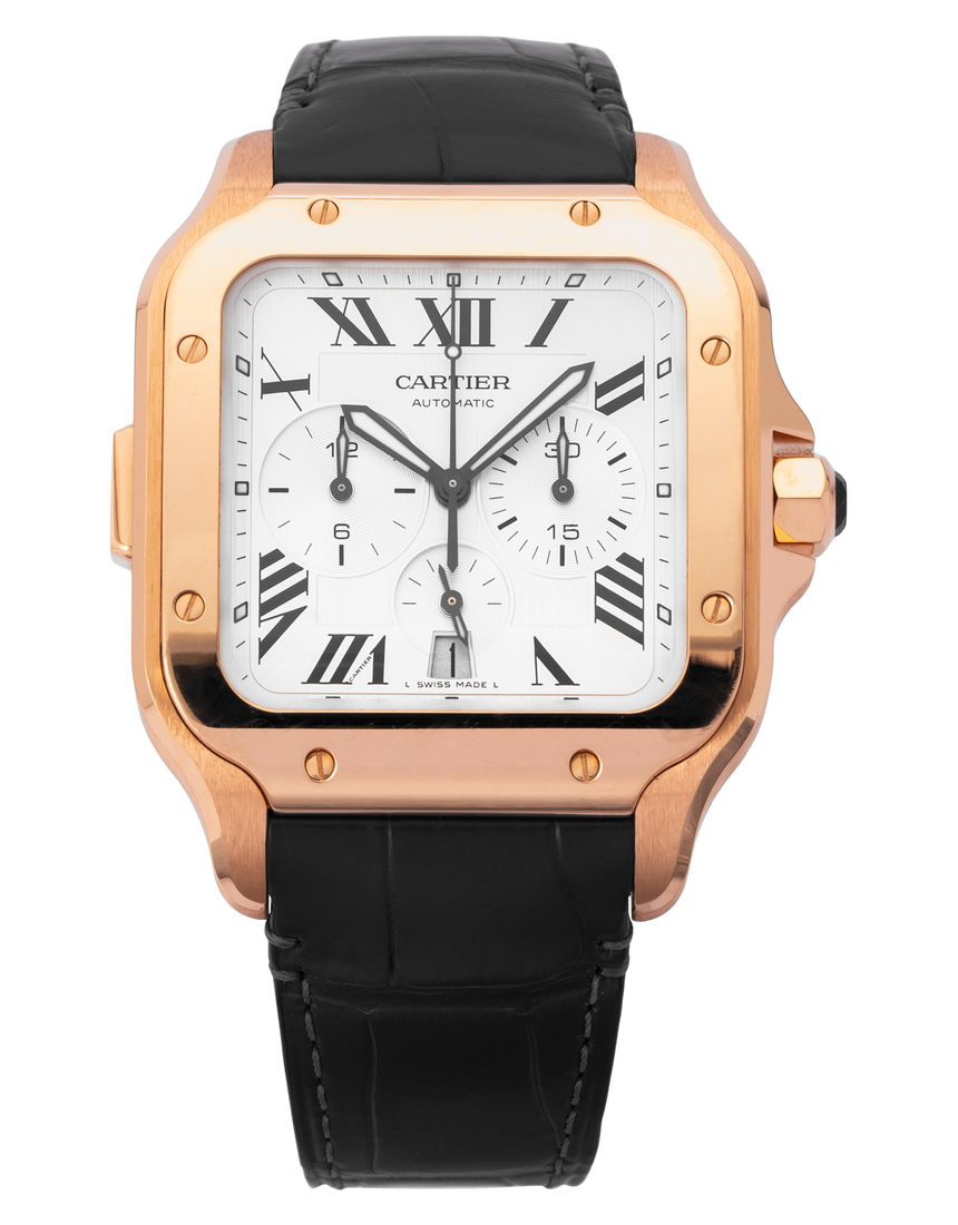 Cartier Santos De Cartier WGSA0017 - 43.3 mm Leather back