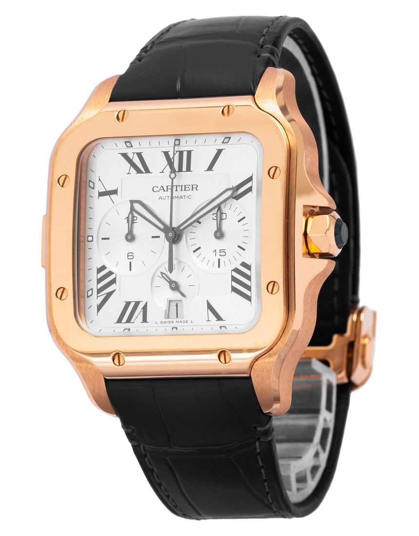Cartier Santos De Cartier WGSA0017 - 43.3 mm Leather side