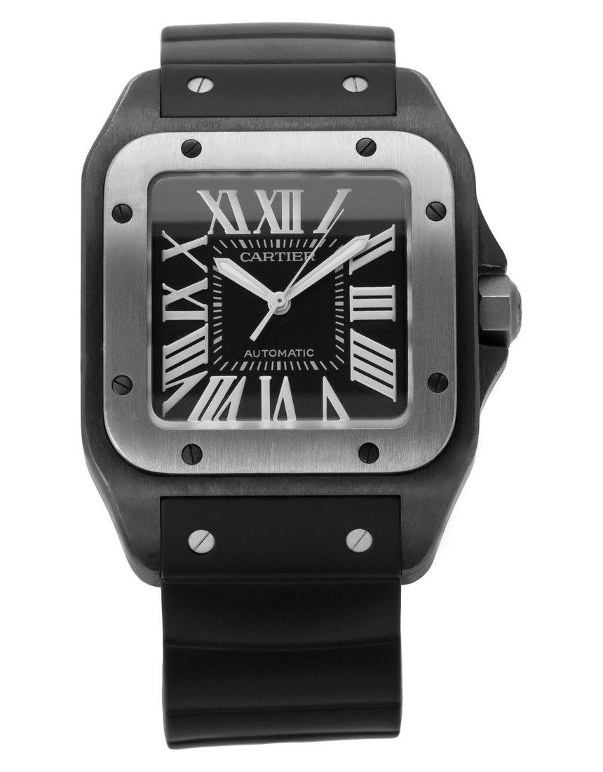 Cartier Santos 100 W2020010 2656 - 38 mm Rubber back