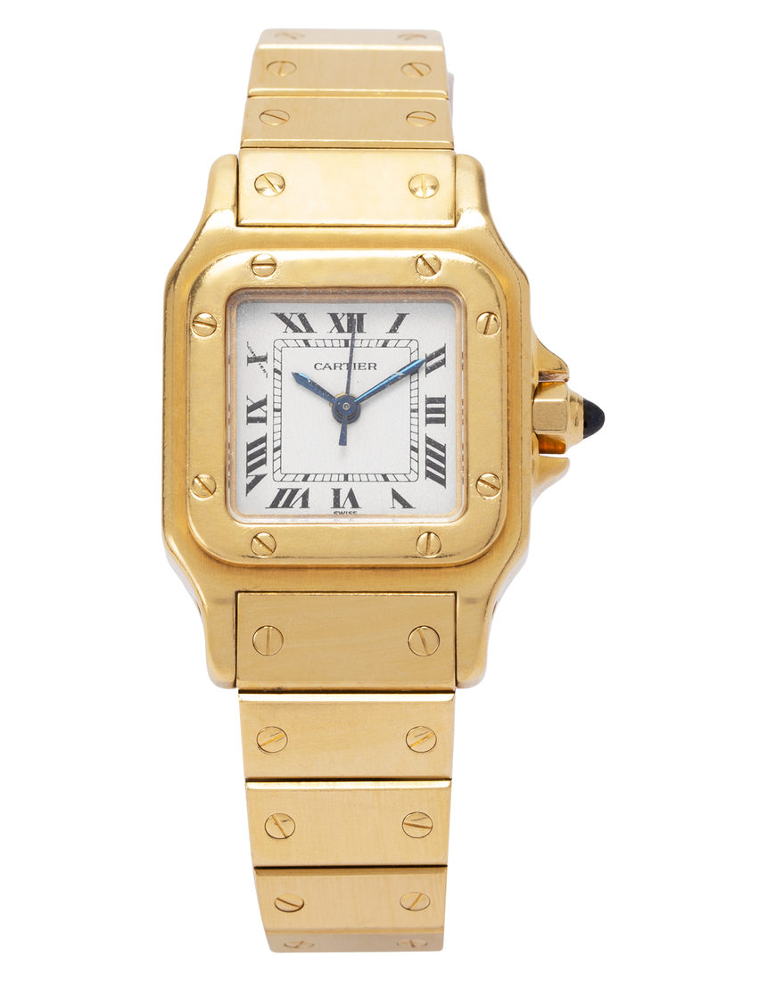 Cartier Santos 1569 - 24 mm Yellow Gold back