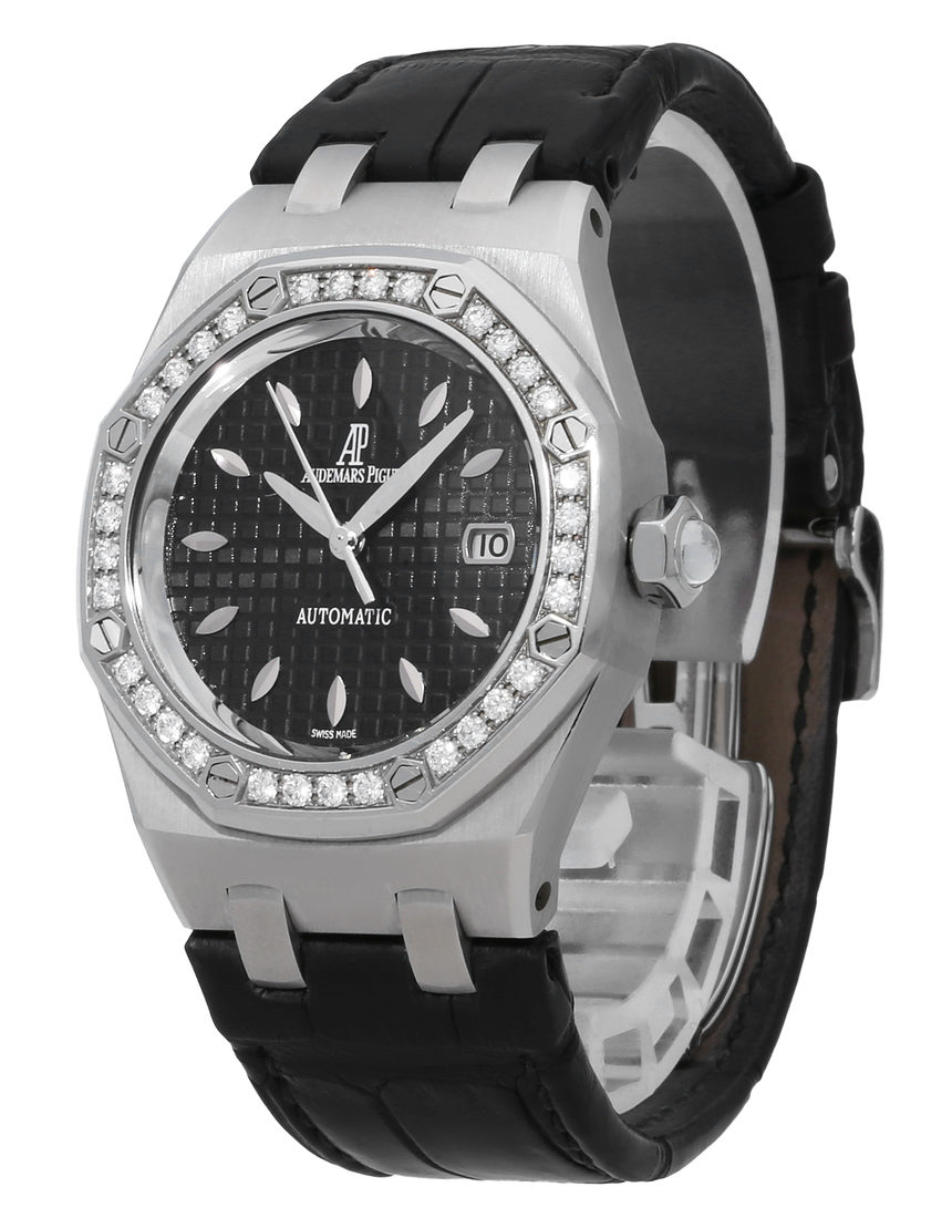 Audemars Piguet Royal Oak 77321ST.ZZ.D002CR.01 - 33 mm Leather side