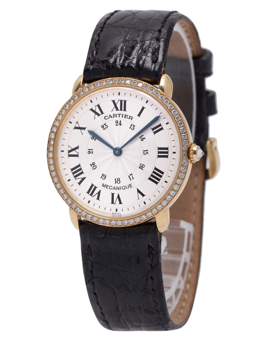 Cartier Ronde Louis 0900 1 - 33.5 mm Leather side