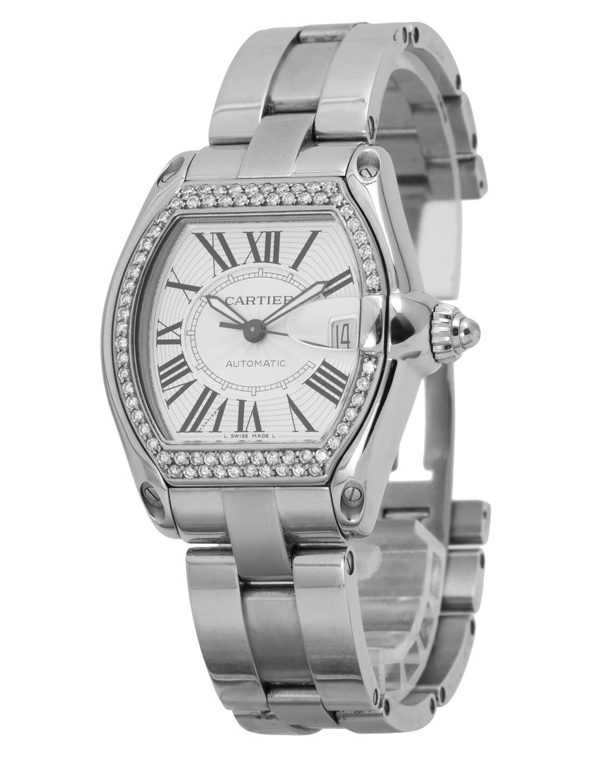 Cartier Roadster 2510 - 44 mm Steel side