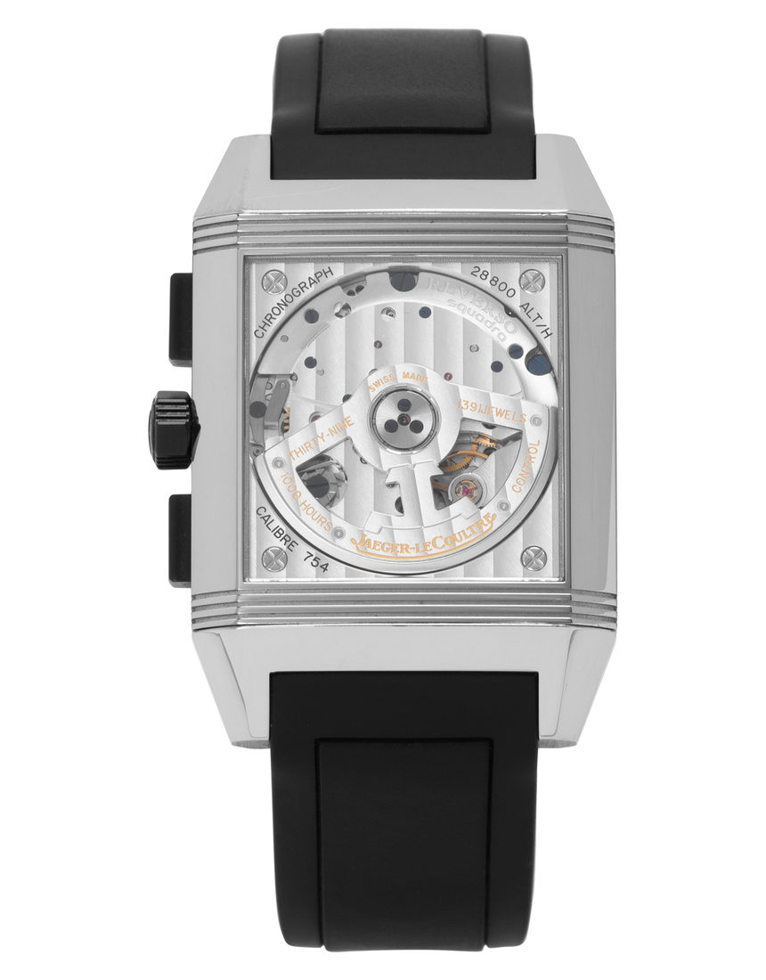 Jaeger-LeCoultre Reverso Squadra Chronograph 230.8.45 - 35 mm Rubber side