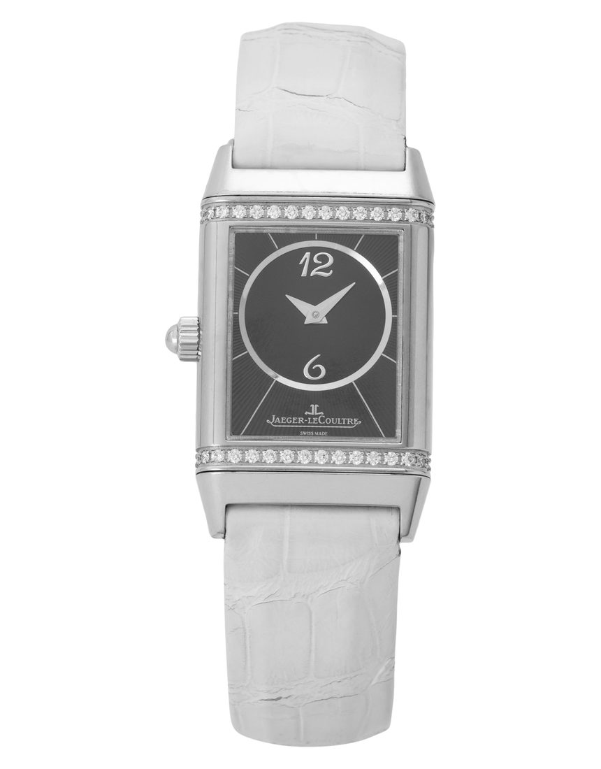 Jaeger-LeCoultre Reverso Duetto 256.8.75 - 23 mm Leather side