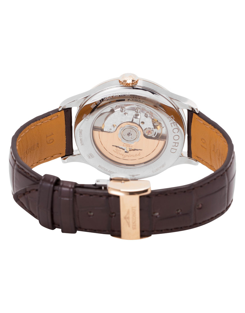 Longines Record L2.820.5.76.2 - 38.5 mm Leather
