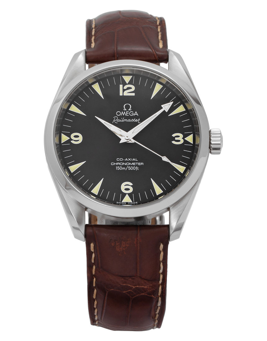 Omega Railmaster 2802.52.37 - 41 mm Leather back