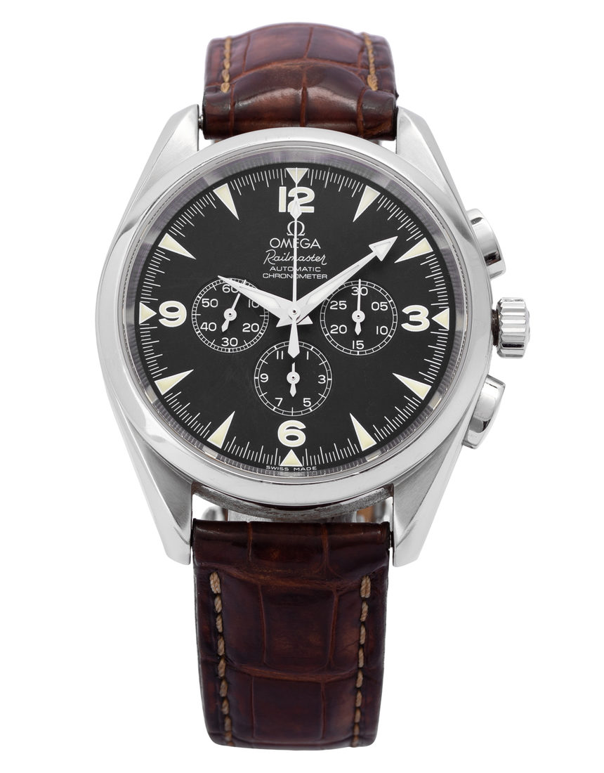 Omega Railmaster 2812.52.37 - 42.2 mm Leather back