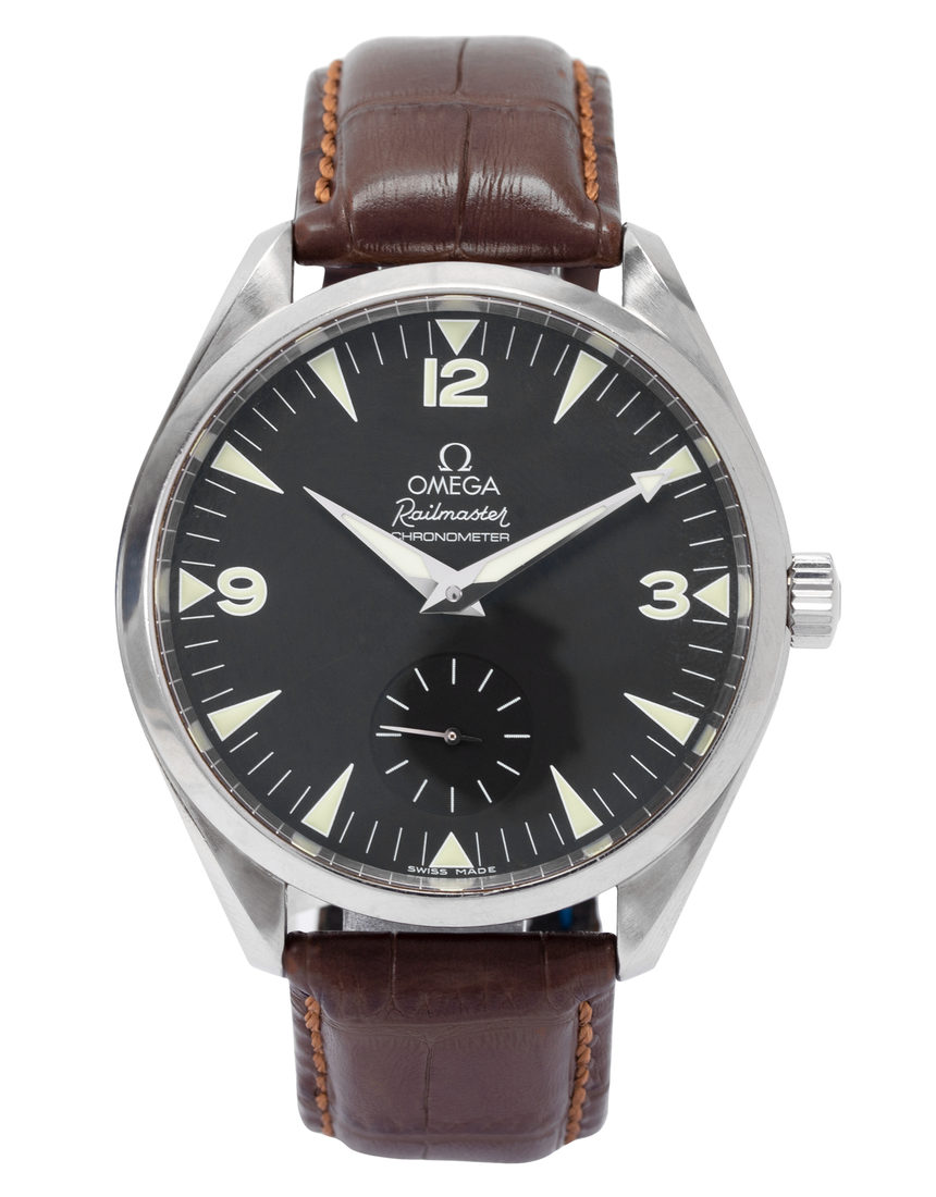 Omega Railmaster 2806.52.37 - 49.2 mm Leather back