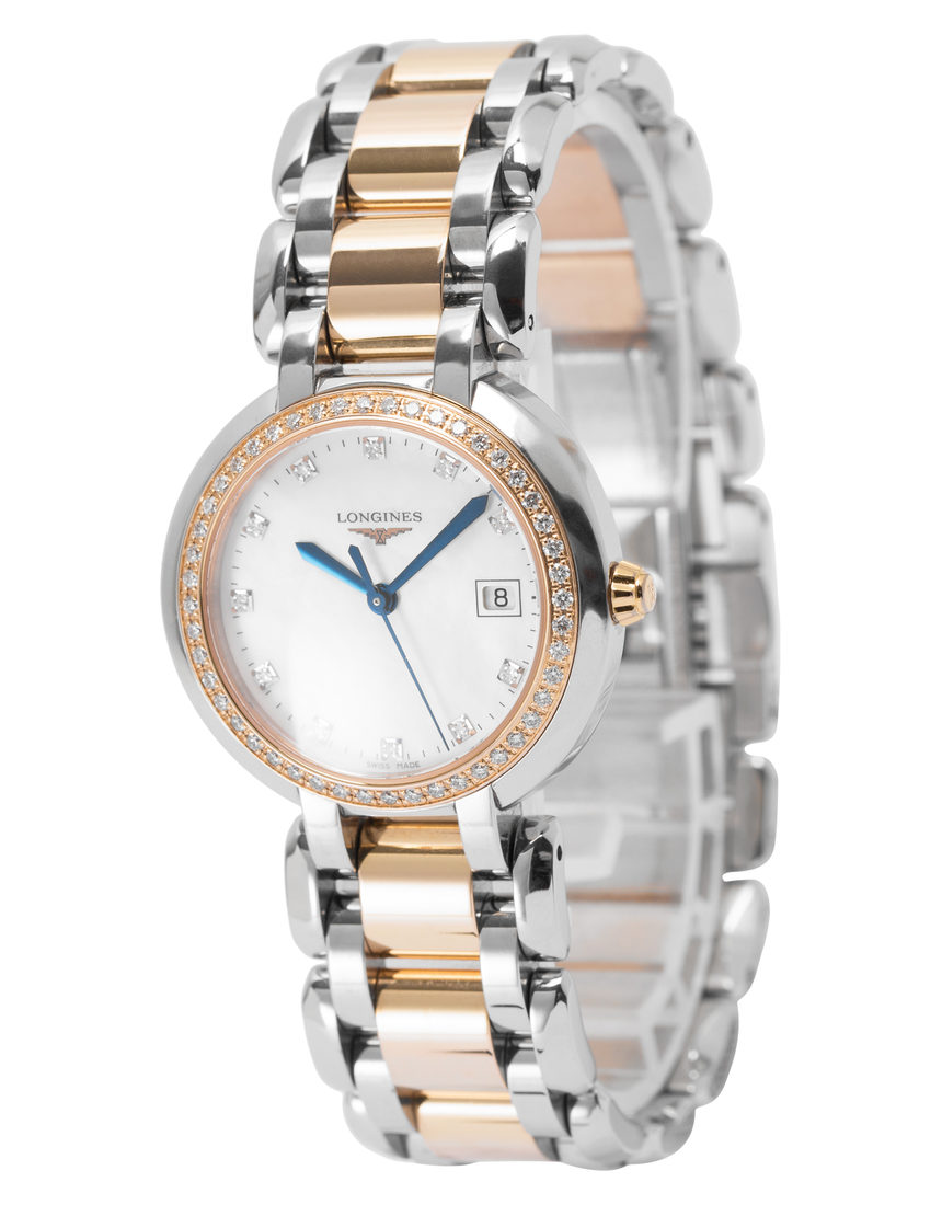 Longines PrimaLuna L8.112.5.89.6 - 30 mm Steel side