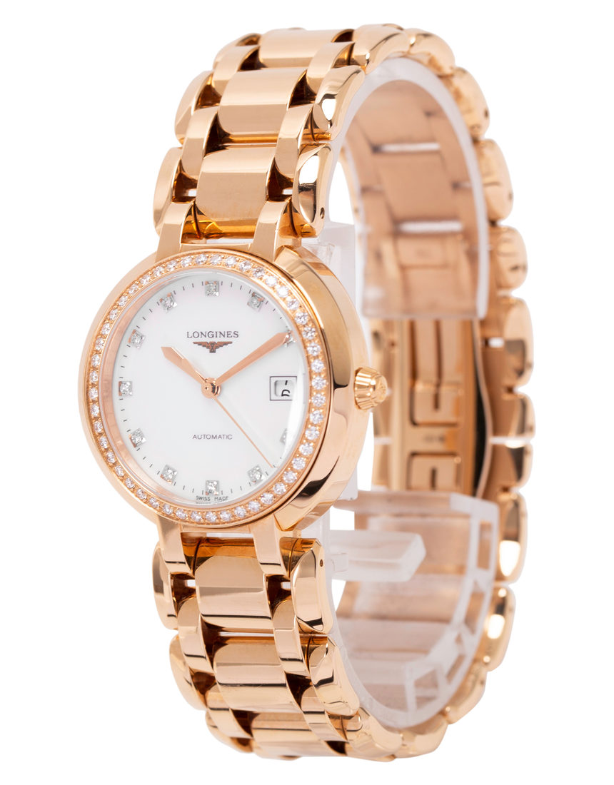 Longines PrimaLuna L8.113.9.87.6 - 30 mm Rose Gold side