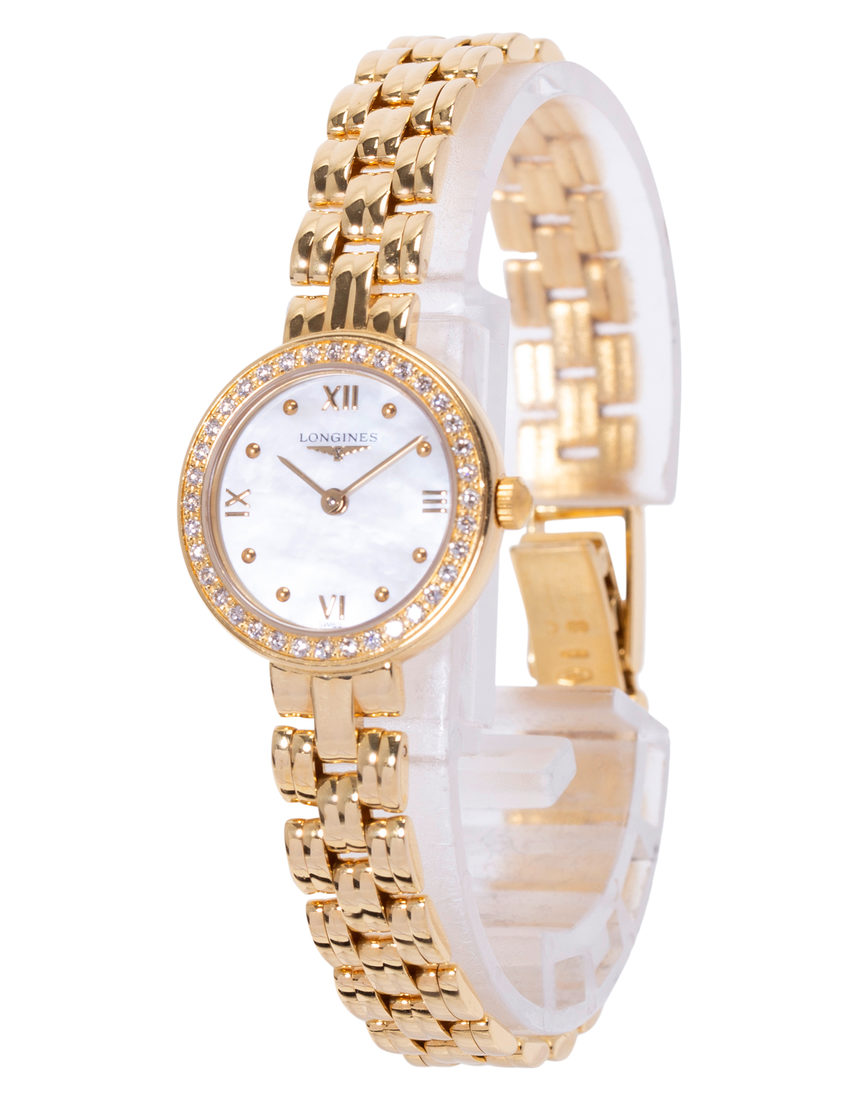 Longines Prestige Gold L4.228.7.85.6 - 21 mm Yellow Gold side