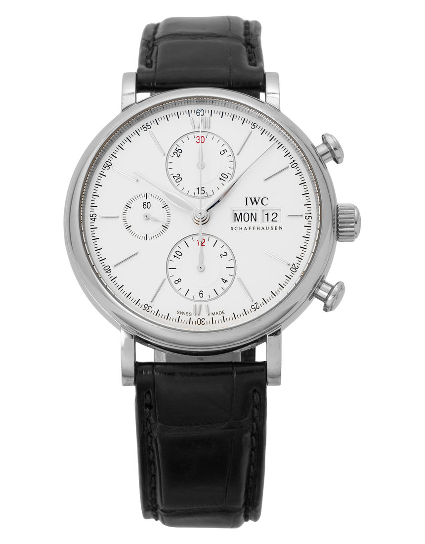 IWC Portofino Chronograph IW391007 - 42 mm Leather back