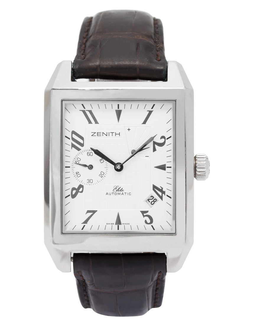 Zenith Port Royal Rectangle 03.0550.685-01.C507 - 36 mm Leather back