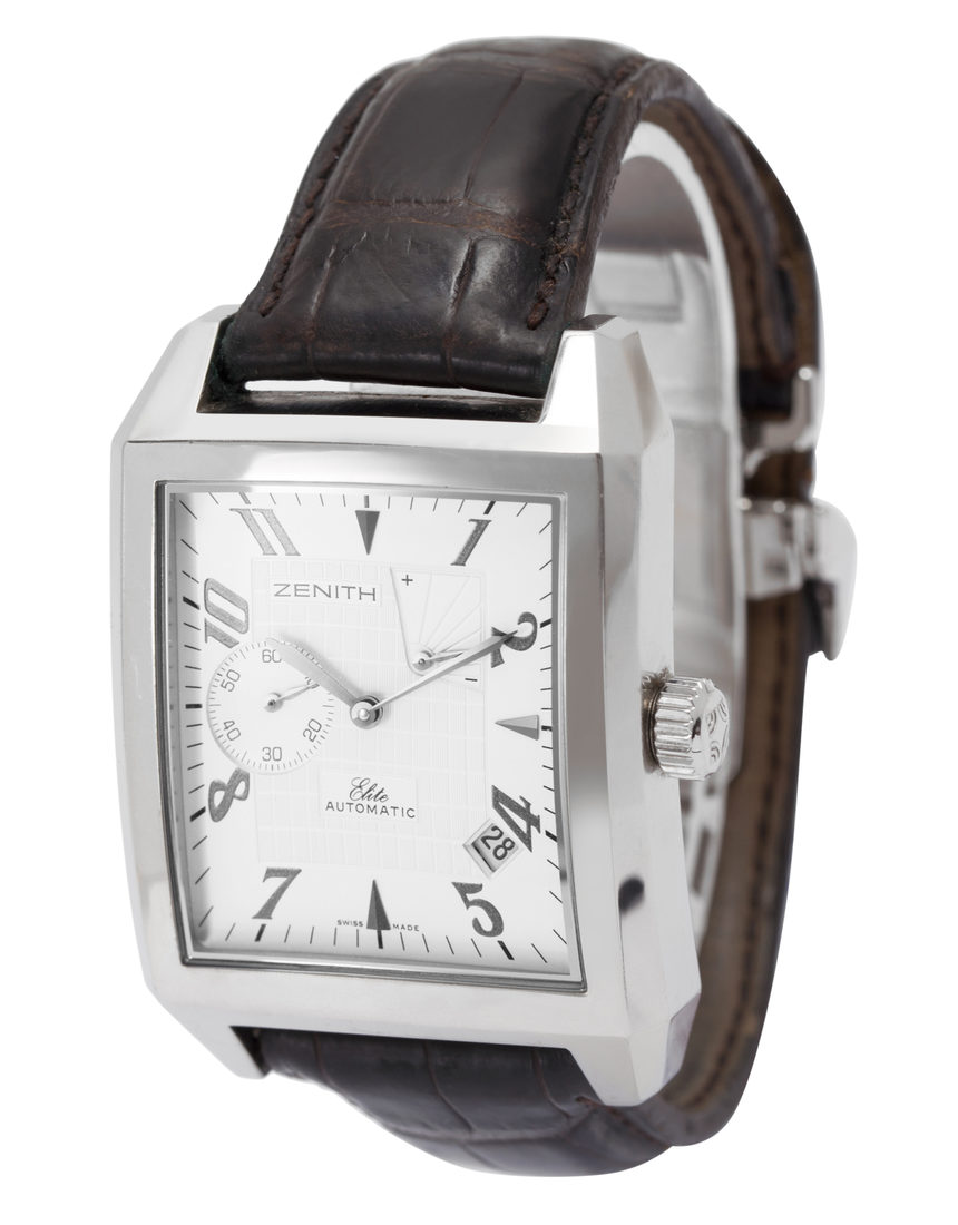 Zenith Port Royal Rectangle 03.0550.685-01.C507 - 36 mm Leather side