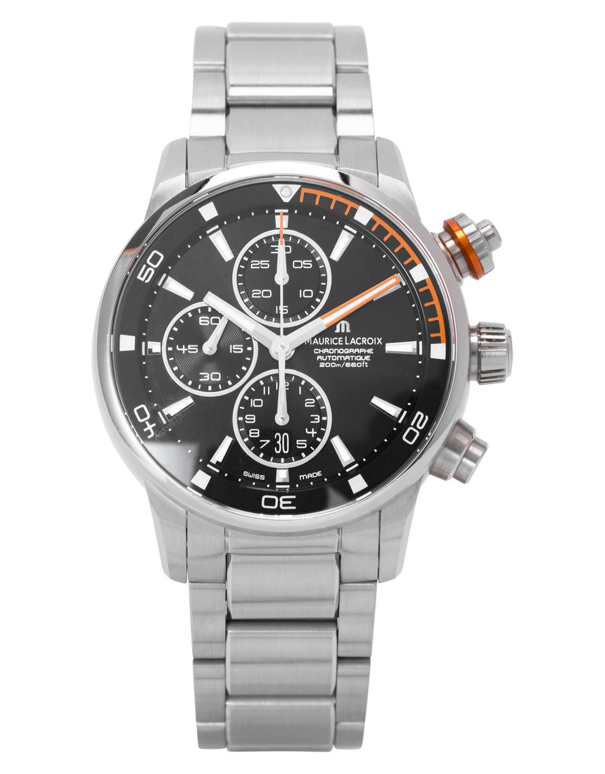 Maurice Lacroix Pontos S Chronograph PT6008-SS002-332 - 44 mm Steel back