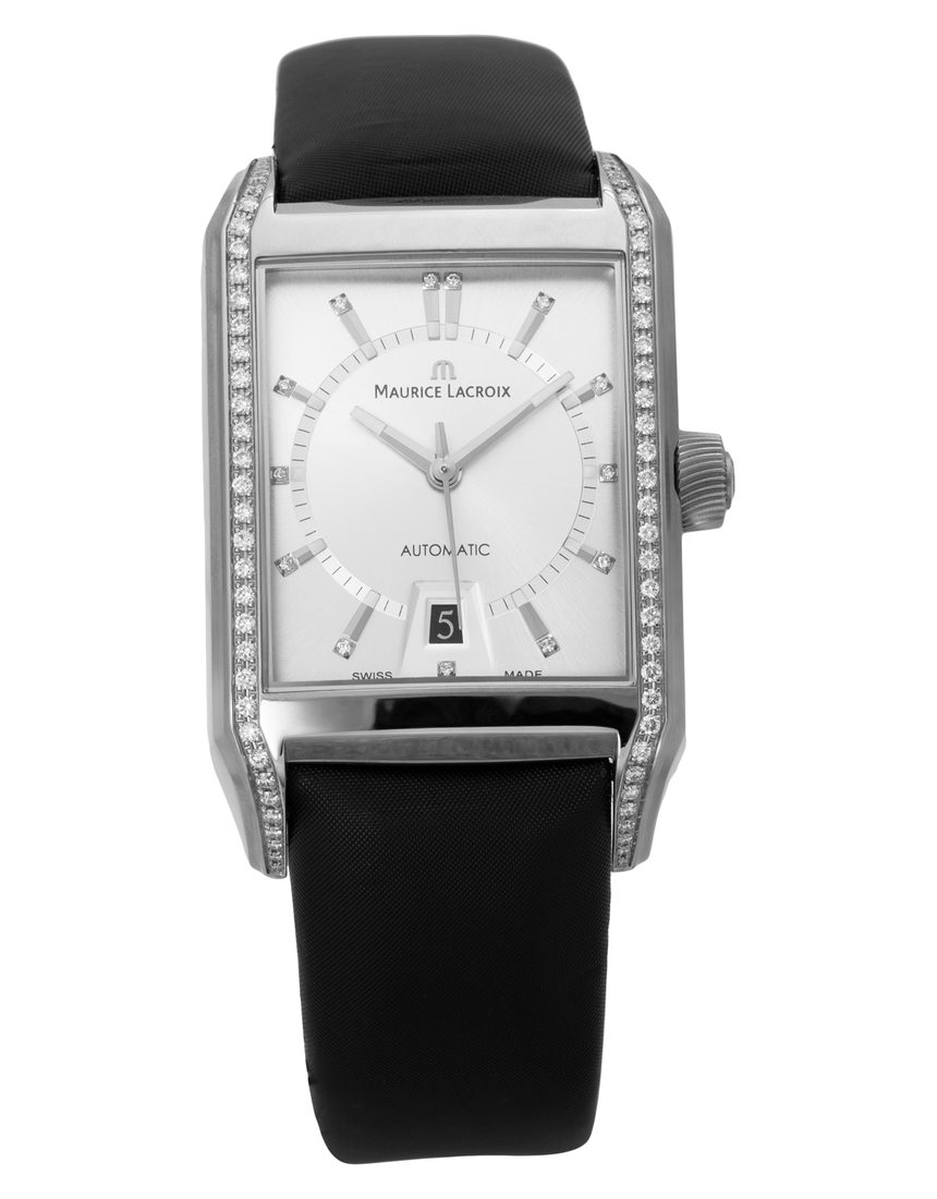Maurice Lacroix Pontos Gents PT6247-SD501-150 - 32.5 mm Leather back