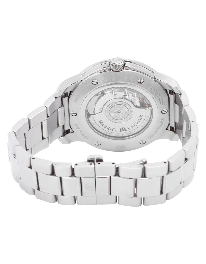 Maurice Lacroix Pontos Reserve De Marche PT6368-SS002-130-1 - 41 mm Steel