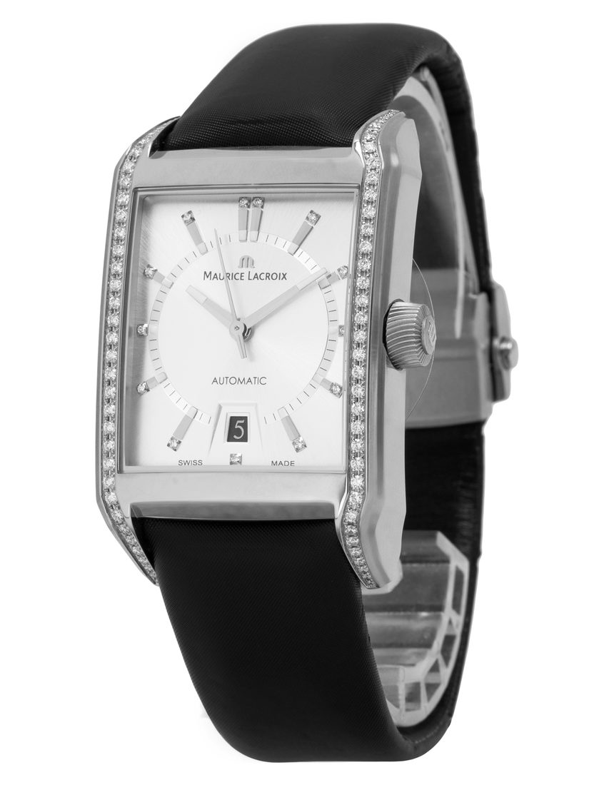 Maurice Lacroix Pontos Gents PT6247-SD501-150 - 32.5 mm Leather side