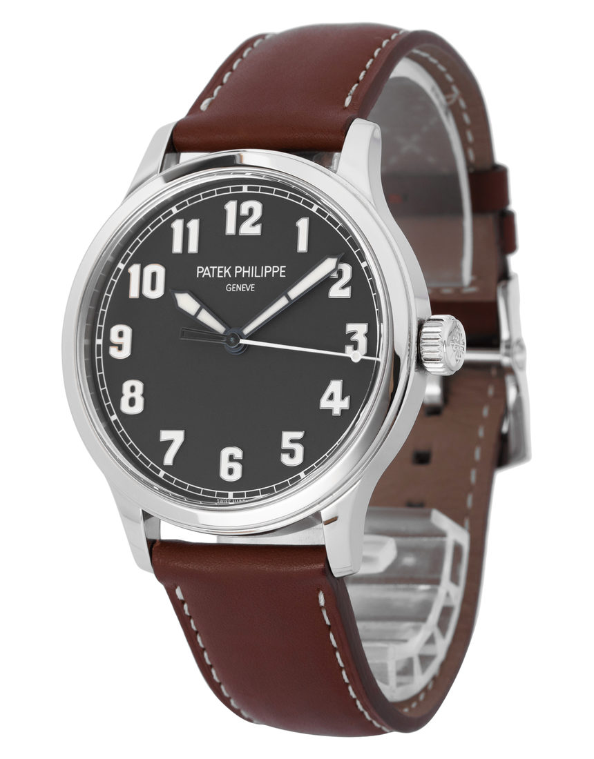 Patek Philippe Pilot Calatrava 5522A-001 - 42 mm Leather side