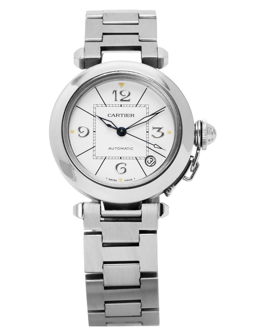Cartier Pasha W31074M7 2324 - 35 mm Steel back