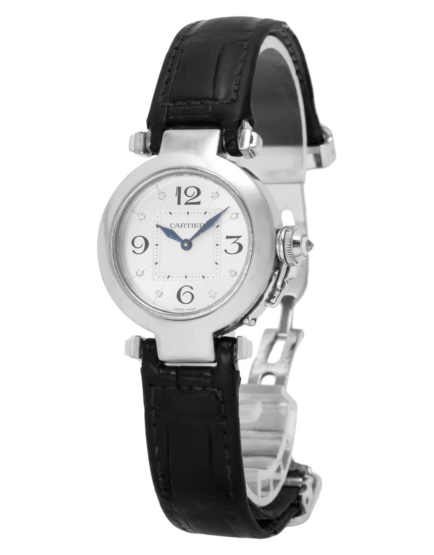 Cartier Pasha WJ11902G 2813 - 32 mm Leather side