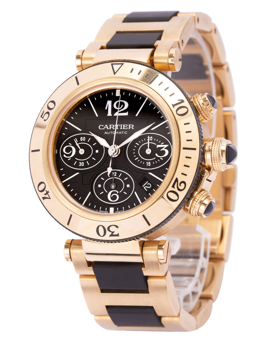 Cartier Pasha W301970M 3027 - 42.5 mm Rubber side