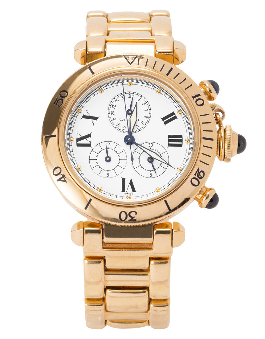 Cartier Pasha 13531 - 36 mm Yellow Gold back