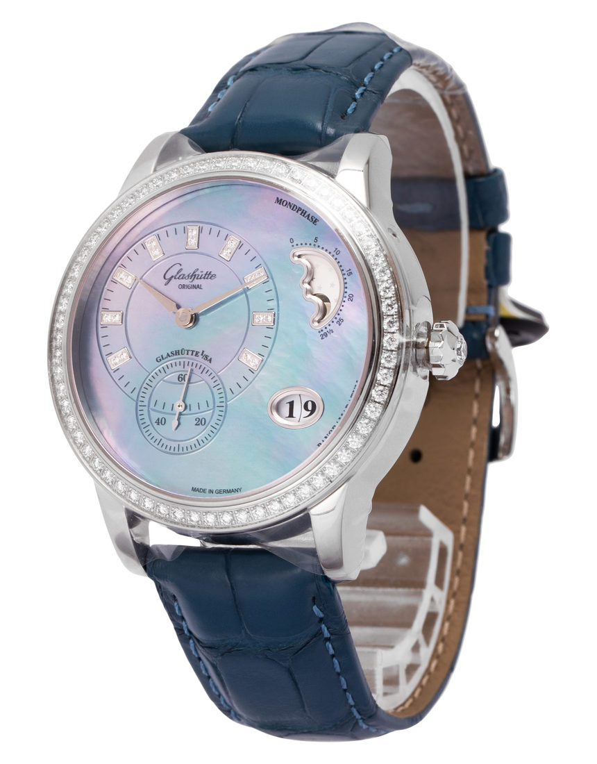 Glashutte Original PanoMaticLuna 1-90-12-03-12-02 - 39.4 mm Leather side