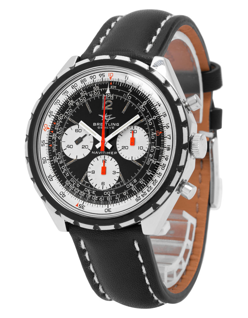 Breitling Old Navitimer 816 - 40 mm Leather side