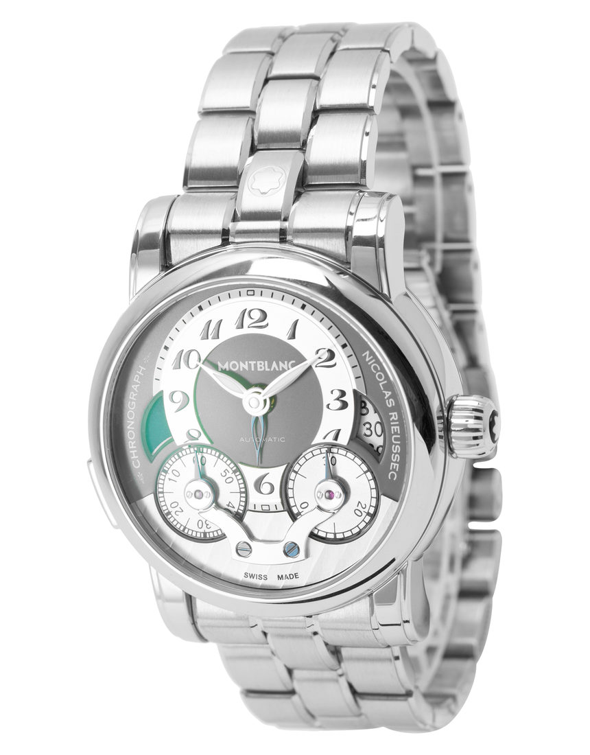 Montblanc Nicolas Rieussec 102336 - 43 mm Steel side
