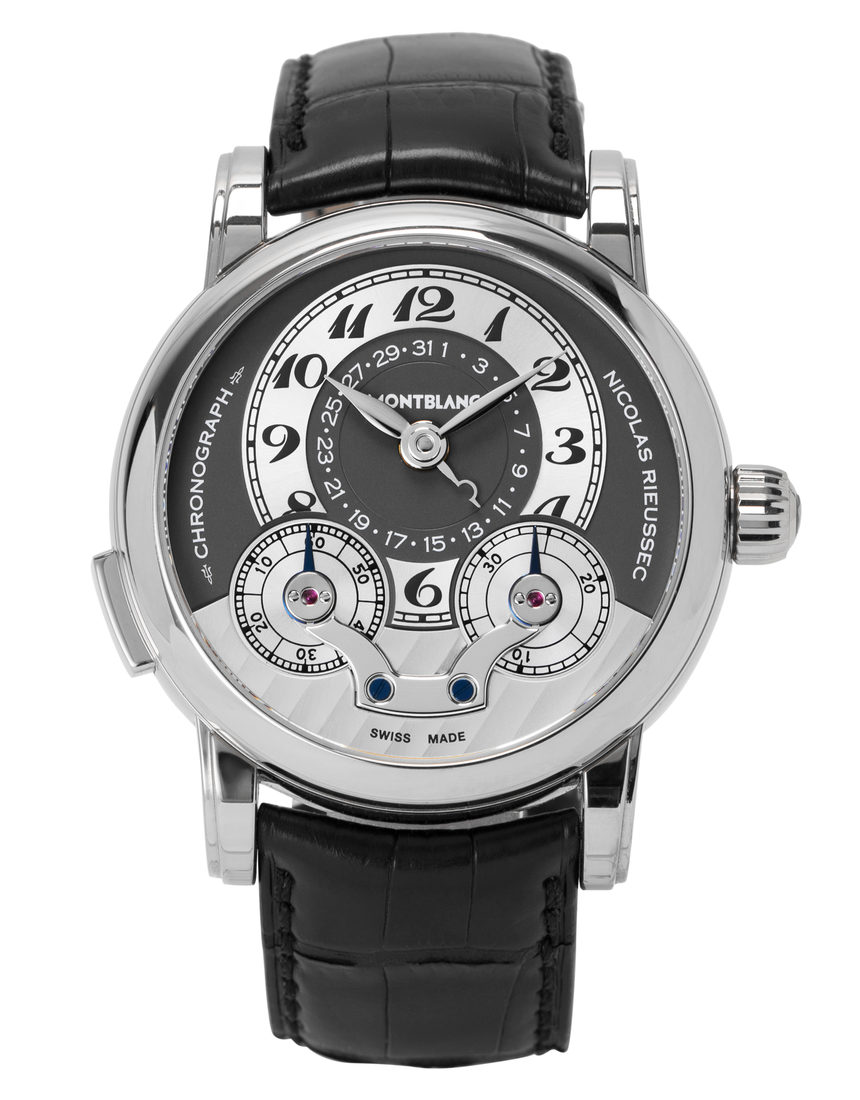 Montblanc Nicolas Rieussec 102333 - 43 mm Leather back