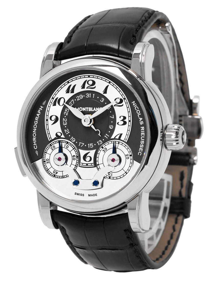 Montblanc Nicolas Rieussec 102333 - 43 mm Leather side
